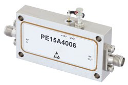1 Watt P1dB, 8.5 GHz to 11 GHz, Medium Power GaAs Amplifier, SMA Input, SMA Output, 30 dB Gain, 38 dBm IP3, 3 dB NF