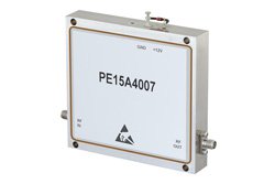 4 Watt P1dB, 8.5 GHz to 11 GHz, High Power GaAs Amplifier, SMA Input, SMA Output, 30 dB Gain, 45 dBm IP3, 5 dB NF