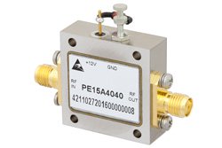 23 dBm P1dB, 2 GHz to 6 GHz, Medium Power Broadband Amplifier, 13 dB Gain, 33 dBm IP3, 5.4 dB NF, SMA