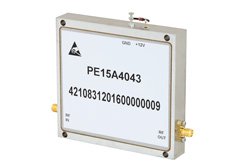 44 dB Gain, 3 Watt P1dB, 2 GHz to 6 GHz, Medium Power Broadband Amplifier, 45 dBm IP3, 4.5 dB NF, SMA