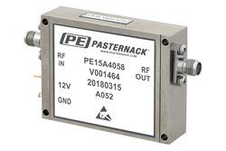 1 Watt P1dB, 2 GHz to 20 GHz, Medium Power Amplifier, SMA, 30 dB Gain, 38 dBm IP3
