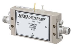 1 Watt P1dB, 6 GHz to 18 GHz, Medium Power Amplifier, SMA, 38 dB Gain, 10 dB NF