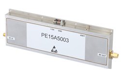高功率高增益放大器，增益 47 dB，P1dB 20瓦，3.1 GHz至3.5 GHz，噪声系数 3.5 dB，SMA