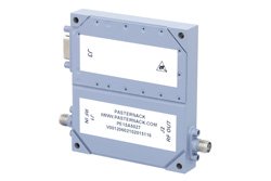 高功率高增益放大器，增益60 dB，饱和输出功率10瓦，噪声系数10 dB，100 MHz至6 GHz，GaN，SMA