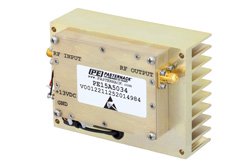 1.5 Watt Psat, 800 MHz to 4.2 GHz, Medium Power GaAs Amplifier, SMA, 31 dB Gain, 41 dBm IP3, Class A/AB w/ Heatsink and Fan