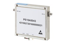 7 Watt P1dB, 8.5 GHz to 11 GHz, High Power Amplifier, SMA, 30 dB Gain, 46 dBm IP3, 5 dB NF