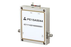 7 Watt P1dB, 8.5 GHz to 10.5 GHz, High Power Amplifier, SMA Input, SMA Output, 36 dB Gain, 47 dBm IP3