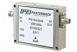 2 Watt P1dB, 6 GHz to 18 GHz, Medium Power Amplifier, SMA, 35 dB Gain, 40 dBm IP3
