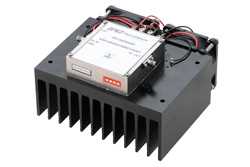 10 Watt P1dB, 6 GHz to 18 GHz, High Power Amplifier with Heatsink, SMA, 40 dB Gain, 46 dBm IP3