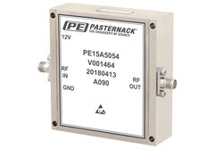 2 Watt P1dB, 18 GHz to 26.5 GHz, Medium Power Amplifier, SMA Input, 2.92mm Output, 35 dB Gain, 40 dBm IP3