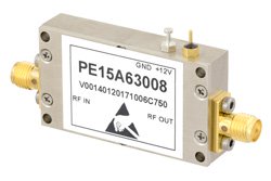 1.2 dB NF Input Protected Low Noise Amplifier, Operating from 2.6 GHz to 3.1 GHz with 30 dB Gain, 10 dBm P1dB and SMA