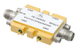 25 dBm IP3, 1.75 dB NF, 16.7 dBm Psat, 5 GHz to 9 GHz, Low Noise Amplifier, 22.5 dB Gain, SMA