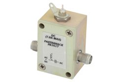 250 MHz to 2.5 GHz SMA Bias Tee Rated to 7000 mA and 100 Volts DC