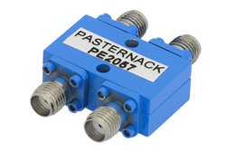 90 Degree SMA Hybrid Coupler From 12 GHz to 18 GHz Rated to 40 Watts