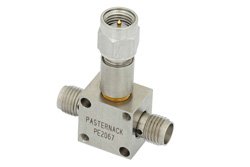 2 Way SMA Resistive Power Divider From DC to 12.4 GHz Rated at 1 Watt