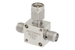 2 Way SMA Power Divider from DC to 6 GHz Rated at 2 Watts
