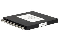 50 Ohm 8 Way SMA Wilkinson Power Divider From 500 MHz to 2 GHz Rated at 30 Watts