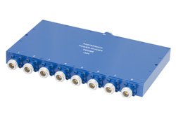 8 Way N Wilkinson Power Divider From 690 MHz to 2.7 GHz Rated at 10 Watts