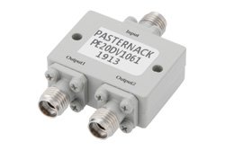 2 Way 2.92mm Power Divider from 6 GHz to 40 GHz Rated at 20 Watts