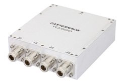 4路高功率宽带合成器，20 MHz至1,000 MHz，额定功率300瓦，N型