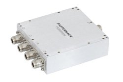 4路高功率宽带合成器，80 MHz至1,000 MHz，额定功率500瓦，N型