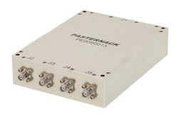 4路高功率宽带合成器，800 MHz至4.2 GHz，额定功率200瓦，SMA
