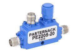 Directional 20 dB SMA Coupler From 7 GHz to 12.4 GHz Rated to 50 Watts
