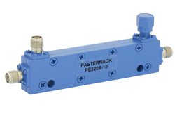 Directional 10 dB SMA Coupler From 1 GHz to 4 GHz Rated to 50 Watts