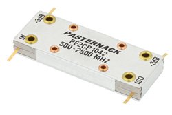 90 Degree Drop-In Hybrid Coupler From 500 MHz to 2.5 GHz Rated to 300 Watts