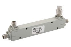 20 dB 2.92mm 定向耦合器，1 GHz ~ 40 GHz ，额定功率为 30 瓦