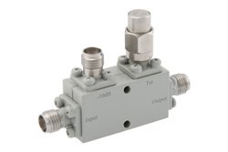 10 dB 2.92mm 定向耦合器，6 GHz ~ 26.5 GHz ，额定功率为 30 瓦