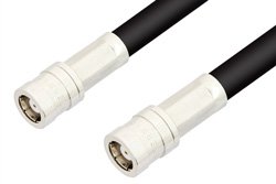 75 Ohm SMB Plug to 75 Ohm SMB Plug Cable 36 Inch Length Using 75 Ohm RG59 Coax