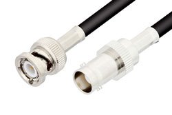 BNC Male to BNC Female Cable 60 Inch Length Using RG58 Coax