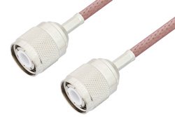 HN Male to HN Male Cable 60 Inch Length Using RG142 Coax, RoHS