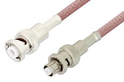 MHV Male to SHV Plug Cable Using RG142 Coax