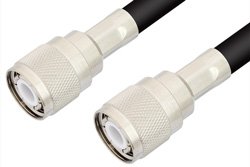 HN Male to HN Male Cable 36 Inch Length Using RG214 Coax, RoHS