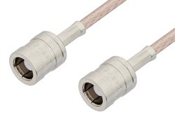 75 Ohm SMB Plug to 75 Ohm SMB Plug Cable 36 Inch Length Using 75 Ohm RG179 Coax, RoHS