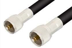 UHF Male to UHF Male Cable 360 Inch Length Using PE-B405 Coax