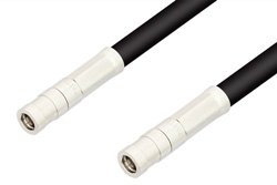 SMB Plug to SMB Plug Cable 36 Inch Length Using RG223 Coax, RoHS