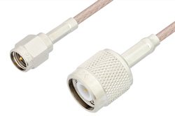 SMA Male to TNC Male Cable 48 Inch Length Using RG316 Coax, RoHS