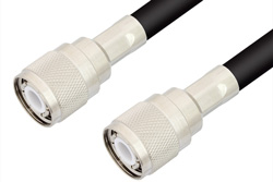 HN Male to HN Male Cable 36 Inch Length Using RG8 Coax