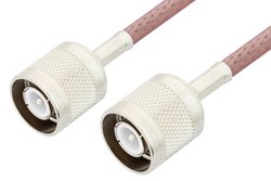 SC Male to SC Male Cable 36 Inch Length Using RG142 Coax, RoHS