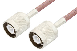 SC Male to SC Male Cable 72 Inch Length Using RG142 Coax, RoHS