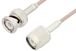 TNC Male to BNC Male Cable 24 Inch Length Using RG316 Coax