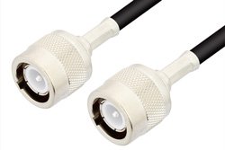 C Male to C Male Cable 48 Inch Length Using RG223 Coax, RoHS