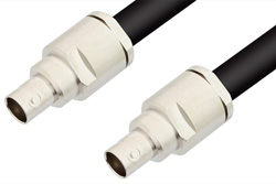 75 Ohm BNC Female to 75 Ohm BNC Female Cable 72 Inch Length Using 75 Ohm RG11 Coax