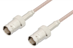 75 Ohm BNC Female to 75 Ohm BNC Female Cable 60 Inch Length Using 75 Ohm RG179 Coax