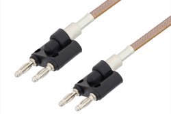 Banana Plug to Banana Plug Cable Using RG400 Coax