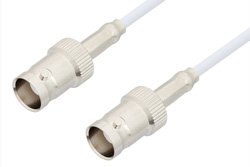 75 Ohm BNC Female to 75 Ohm BNC Female Cable 48 Inch Length Using 75 Ohm RG187 Coax, RoHS