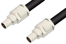 75 Ohm BNC Female to 75 Ohm BNC Female Cable 48 Inch Length Using 75 Ohm RG216 Coax , LF Solder